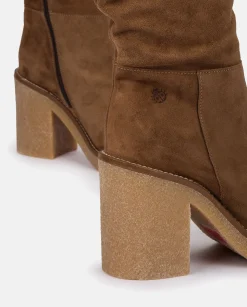 Bota De Tacón GELA-002 MARRON