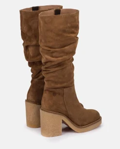 Bota De Tacón GELA-002 MARRON
