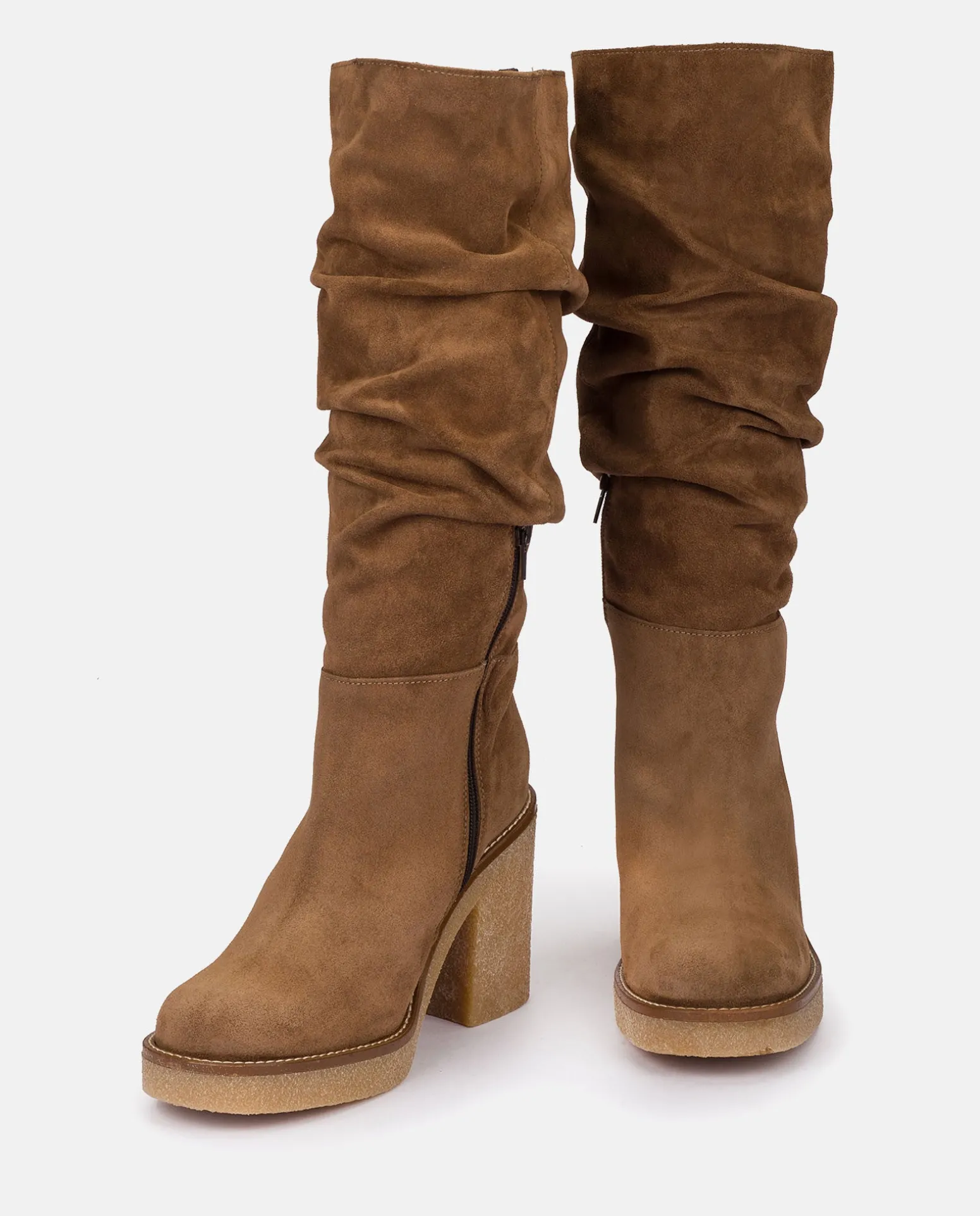 Bota De Tacón GELA-002 MARRON