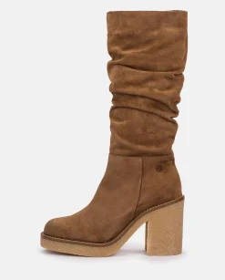 Bota De Tacón GELA-002 MARRON
