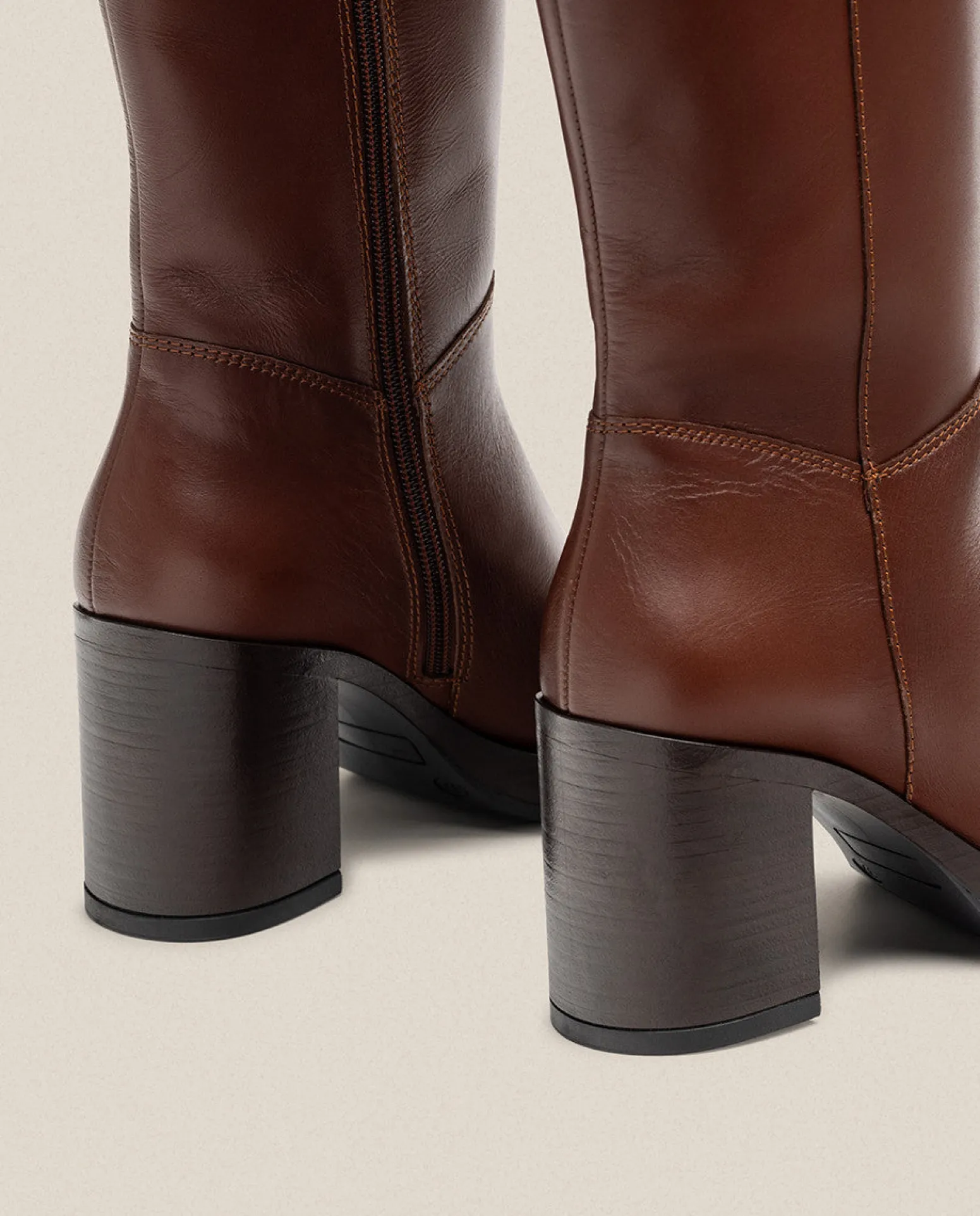 Bota De Tacón KOLIN-008 Marrón