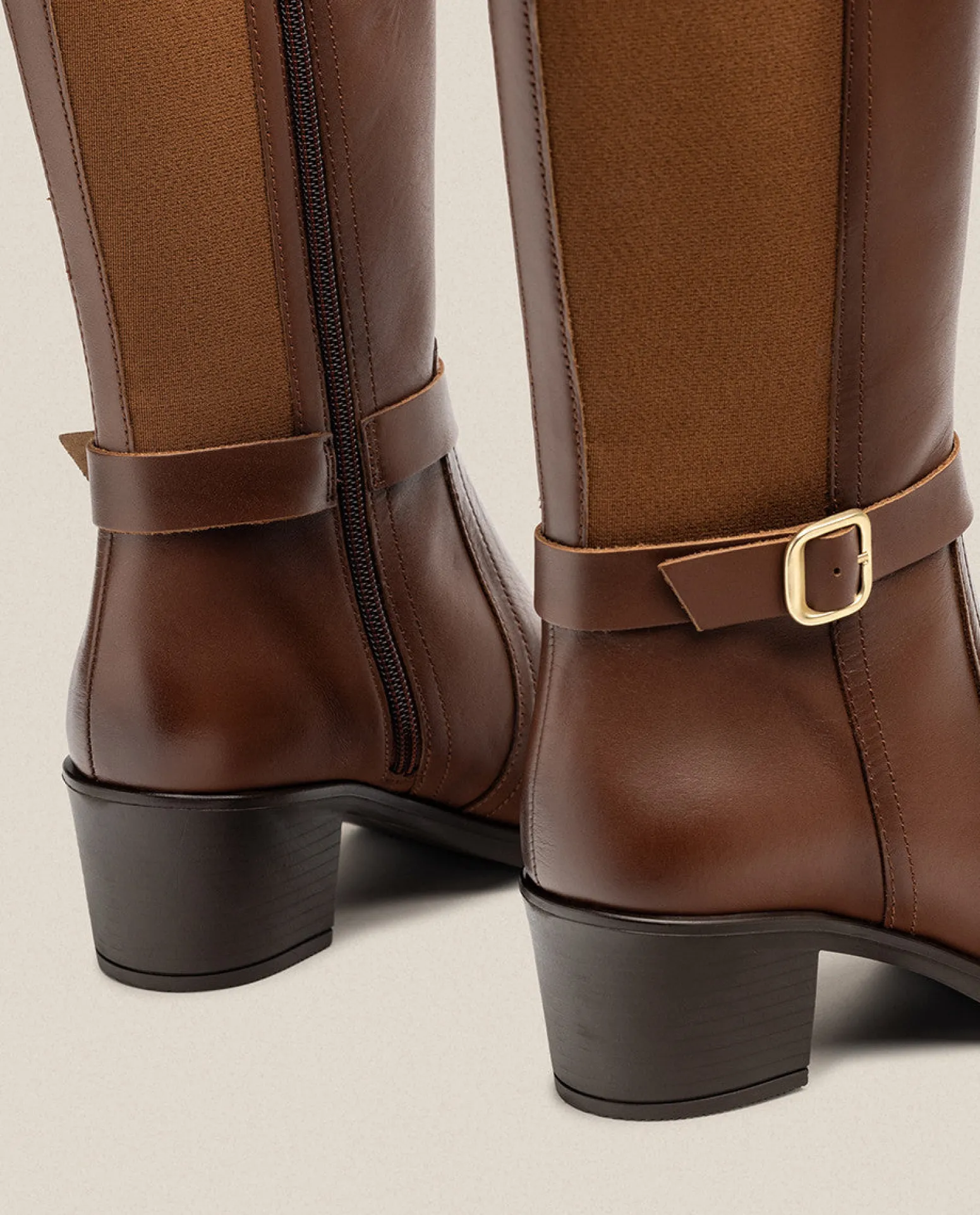 Bota De Tacón LILLE-015 Marrón