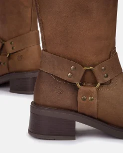 Bota Plana SPA-003 MARRON