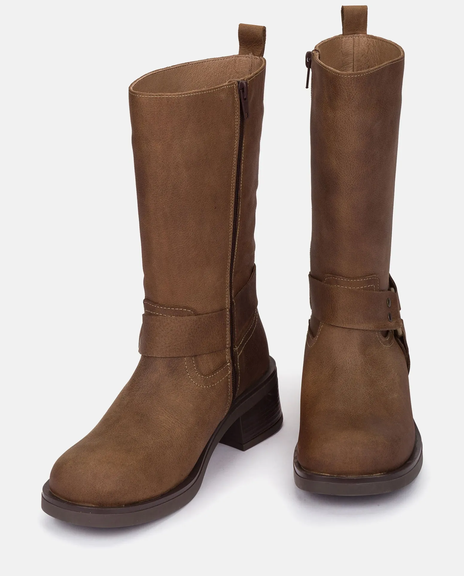Bota Plana SPA-003 MARRON