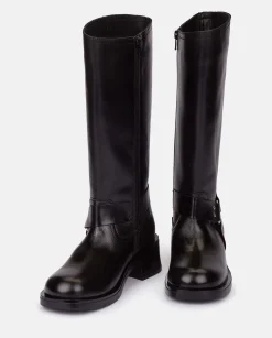 Bota Plana SPA-004 NEGRO