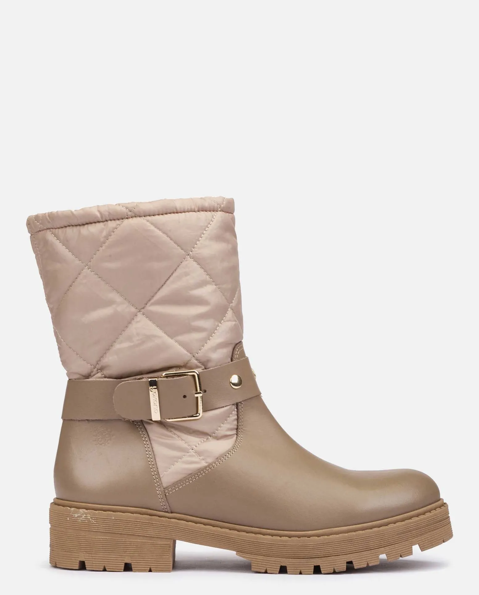 Botín Plano BERNA-003 Beige