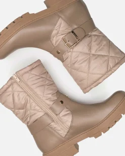 Botín Plano BERNA-003 Beige