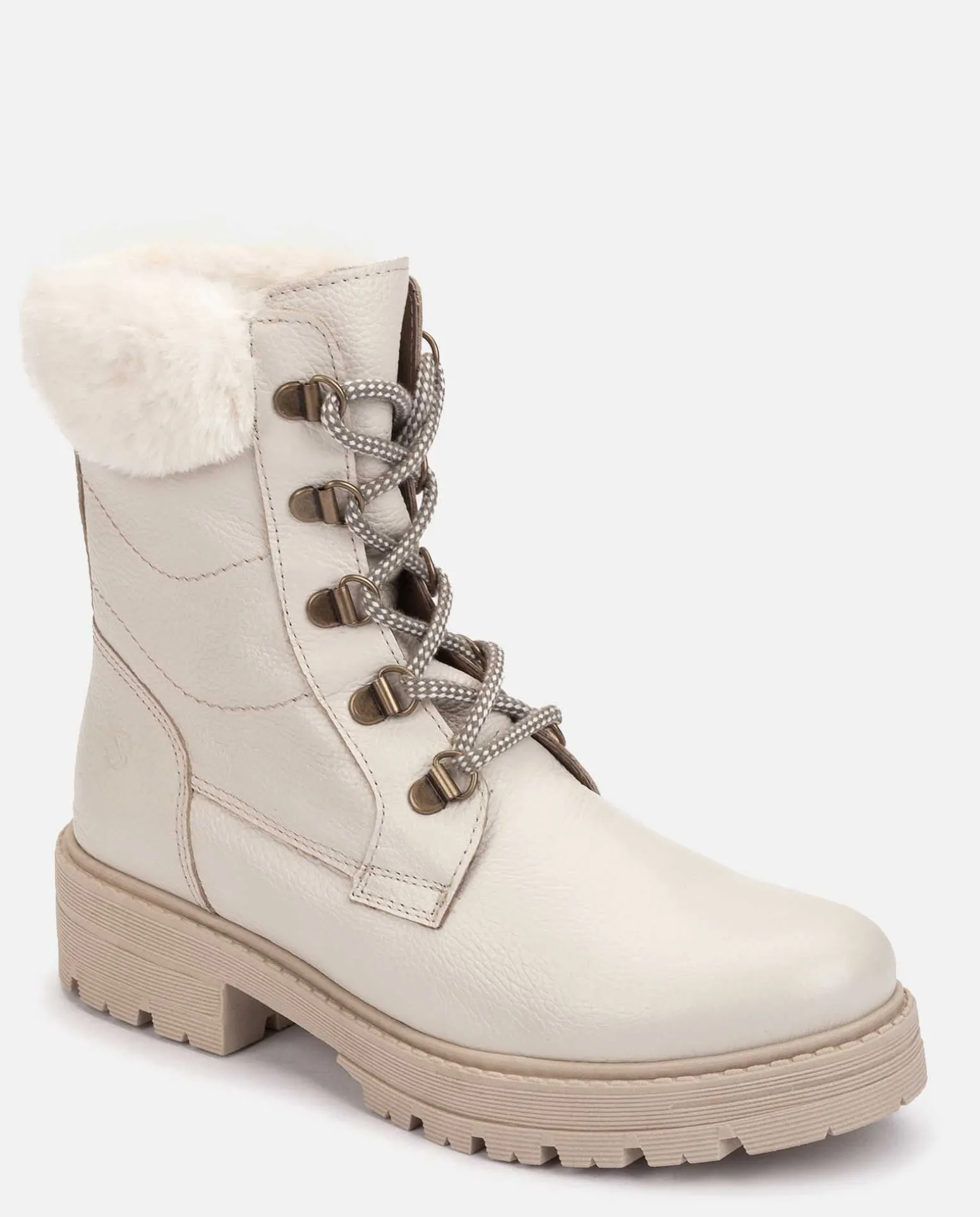 Botín Plano BERNA-001 Beige