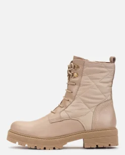 Botín Plano BERNA-007 Beige