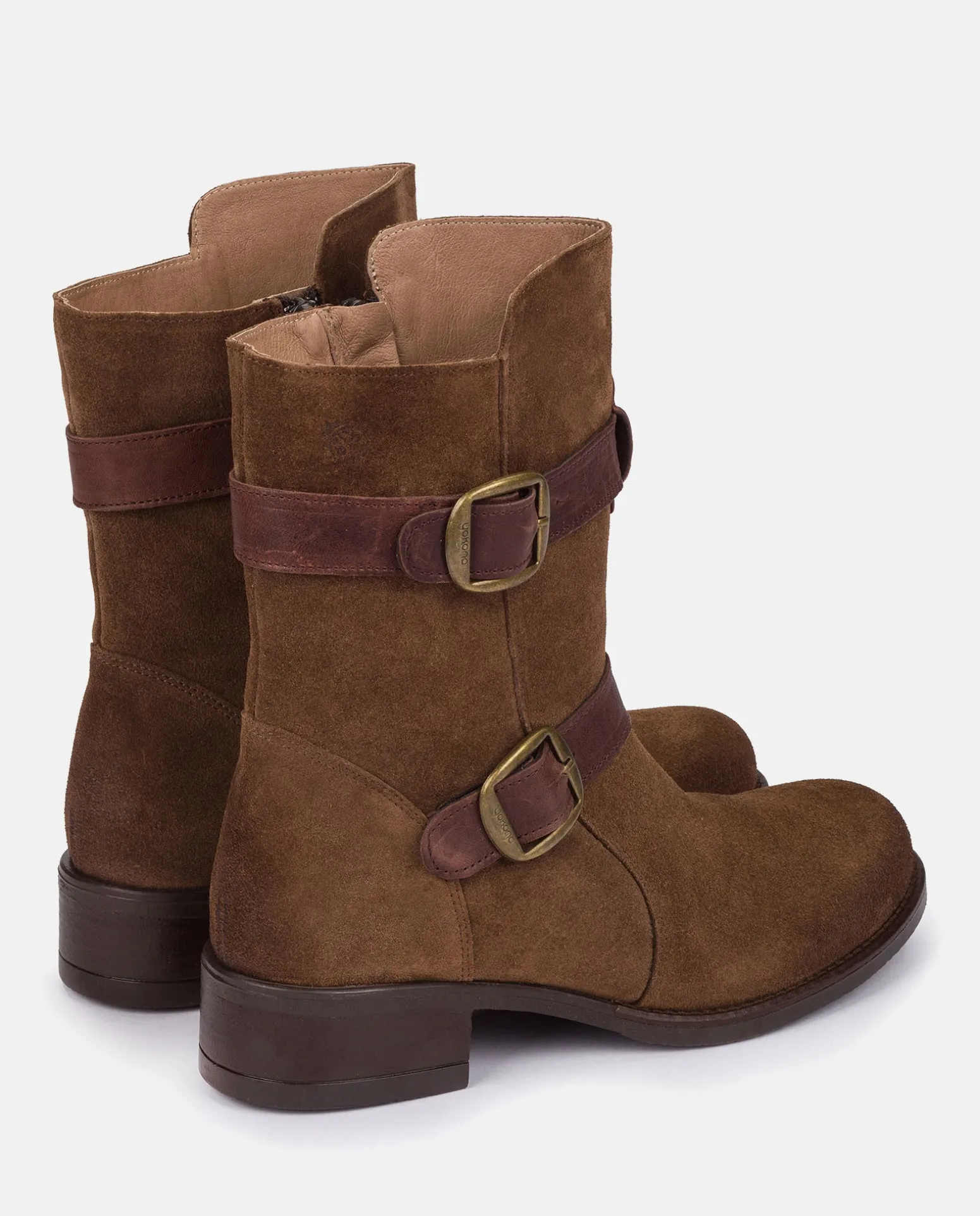 Botín Plano MONS-003 MARRON
