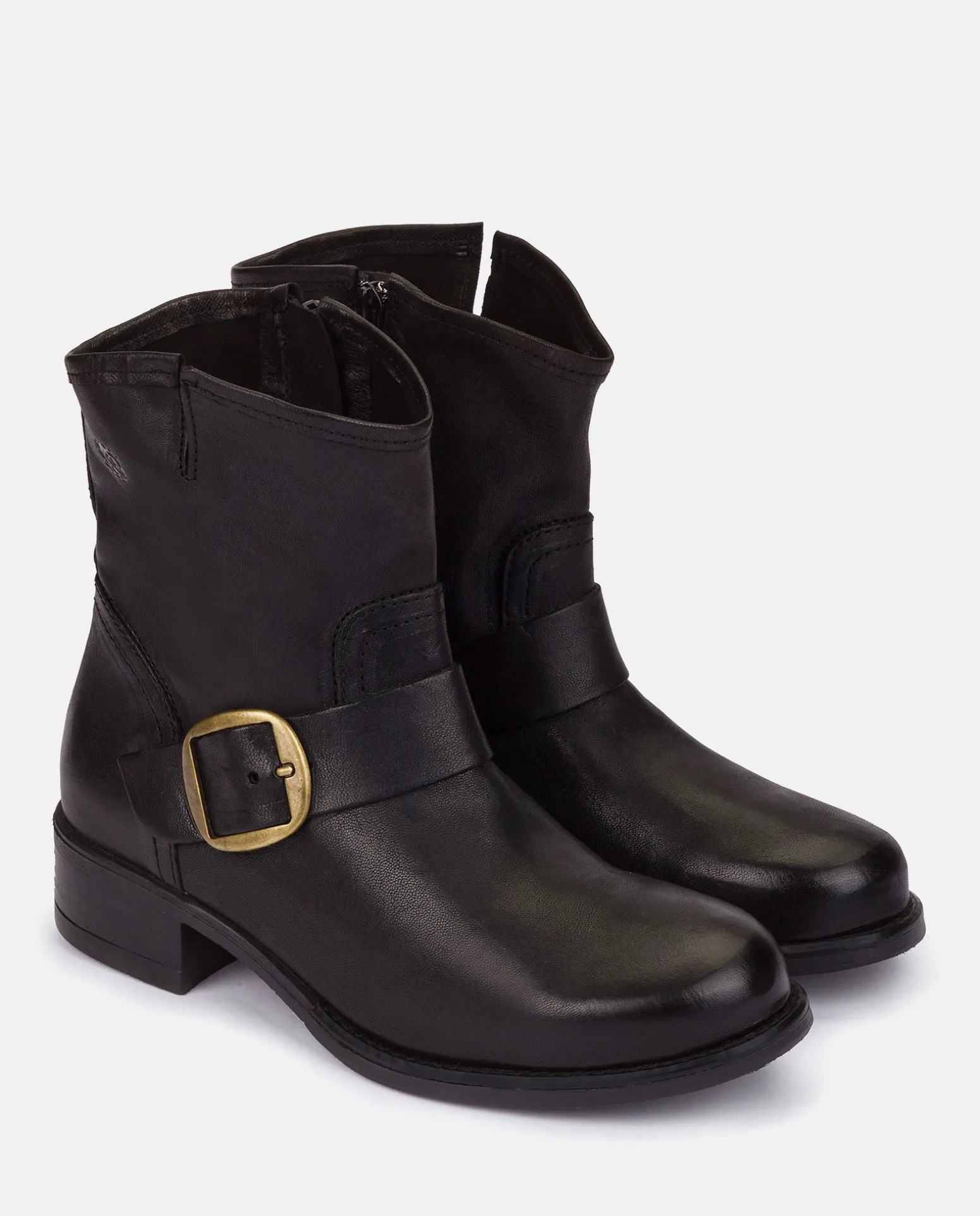 Botín Plano MONS-001 NEGRO