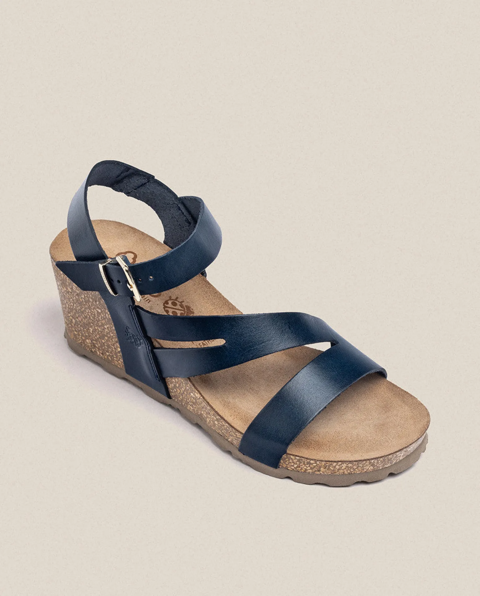 Sandalia Cuña Cadiz 302 Azul