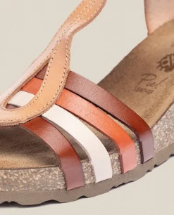 Sandalia Cuña Cadiz 301 Beige