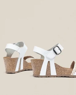 Sandalia Cuña Cadiz 306 Blanco