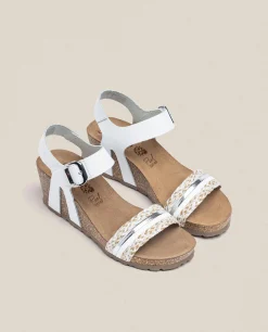 Sandalia Cuña Cadiz 306 Blanco