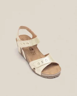 Sandalia Cuña Cadiz 303 Dorado