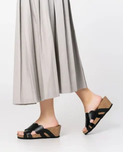 Sandalia Cuña Cadiz 300 Negro