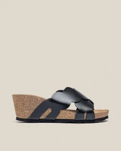 Sandalia Cuña Cadiz 300 Negro
