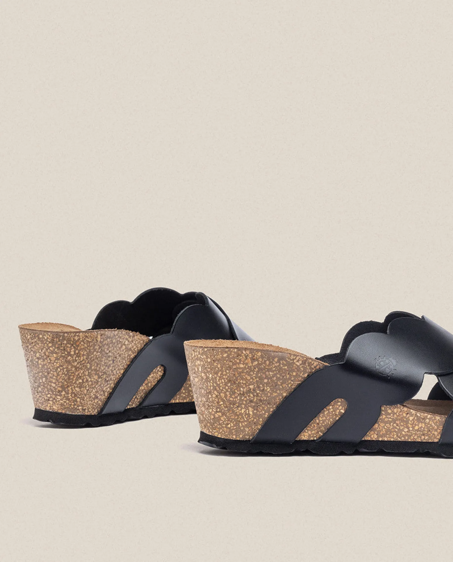 Sandalia Cuña Cadiz 300 Negro