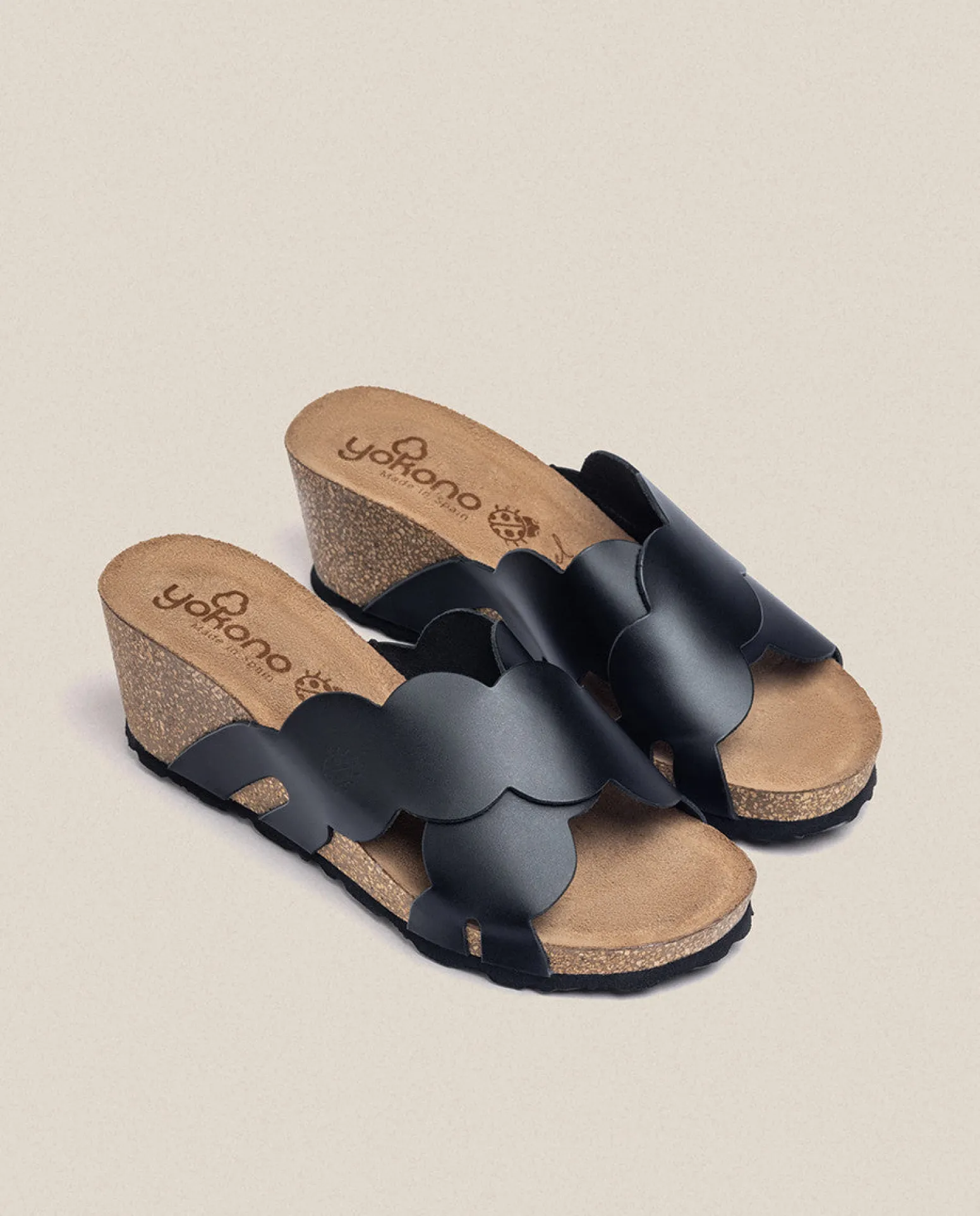 Sandalia Cuña Cadiz 300 Negro