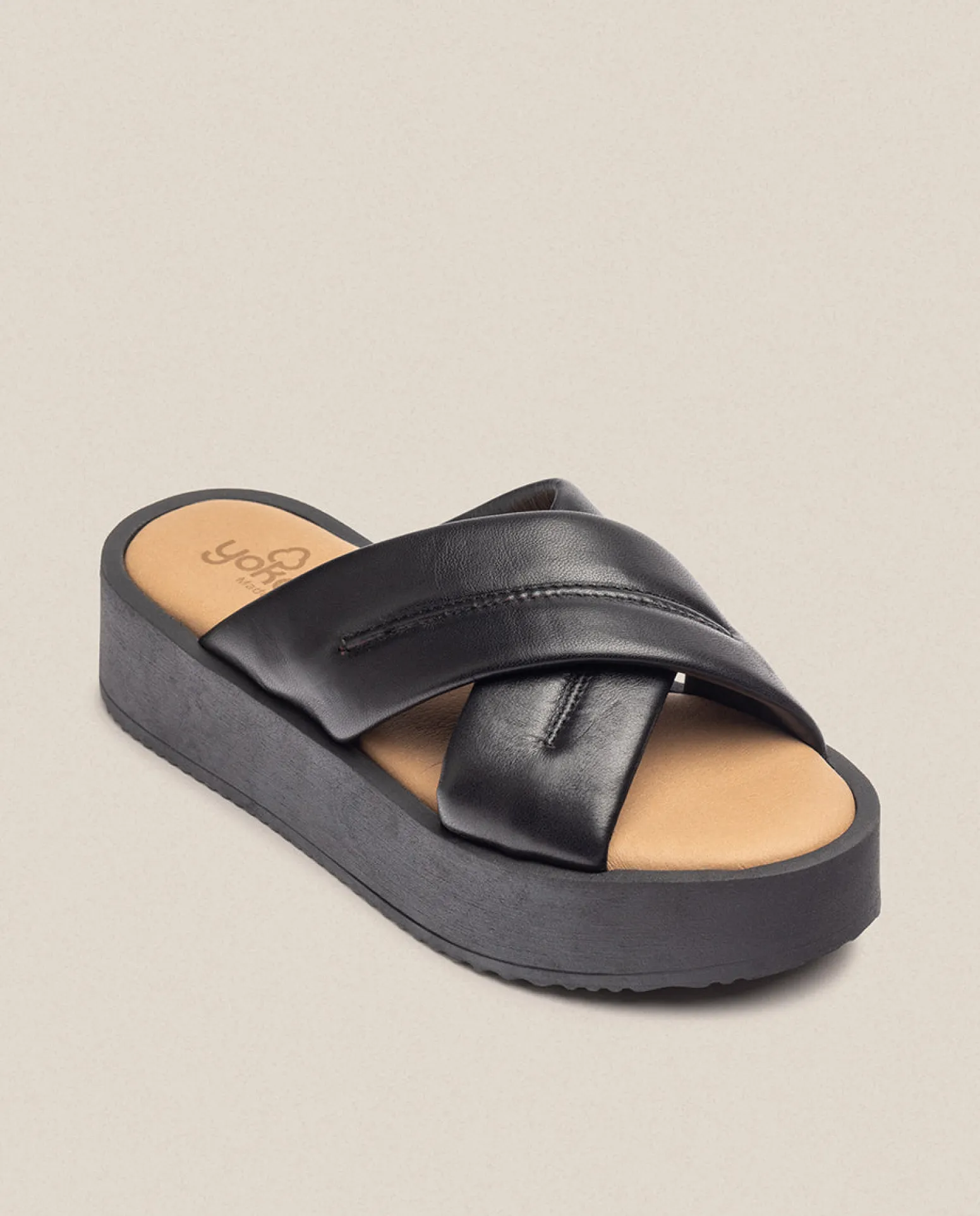 Sandalia De Plataforma CARMEN-004 Negro