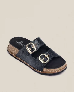 Sandalia De Plataforma Oca 013 Negro