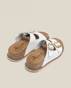 Sandalia De Plataforma Oca 013 Blanco