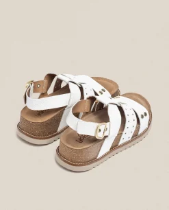 Sandalia De Plataforma Oca 007 Blanco