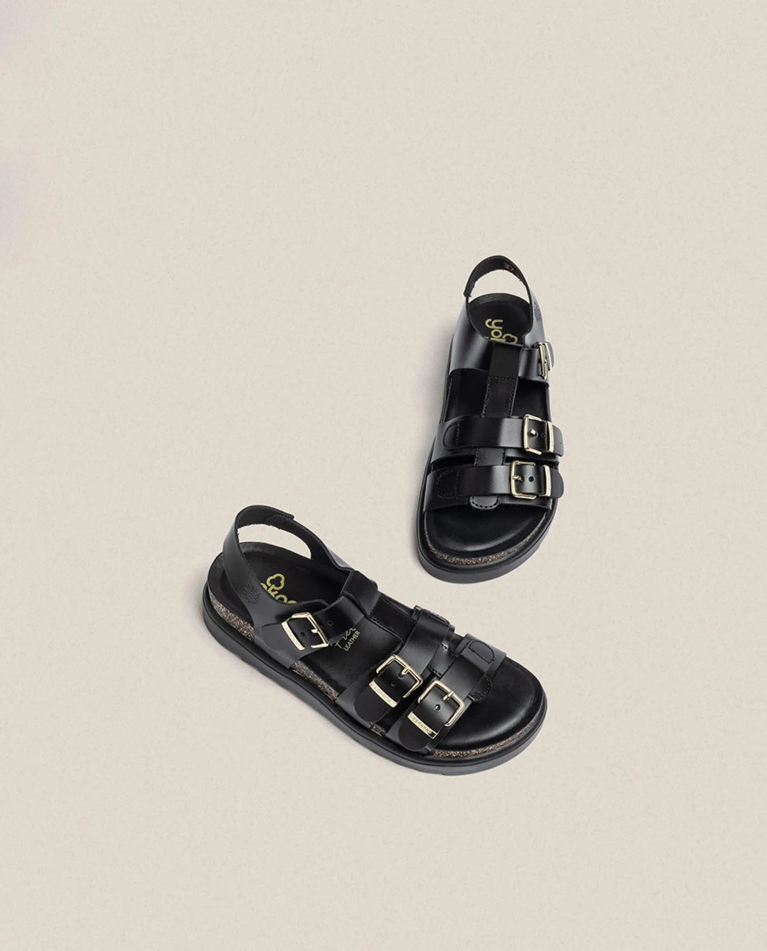 Sandalia De Plataforma Tunez 114 Negro