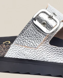 Sandalia De Plataforma Tunez 130 Plata