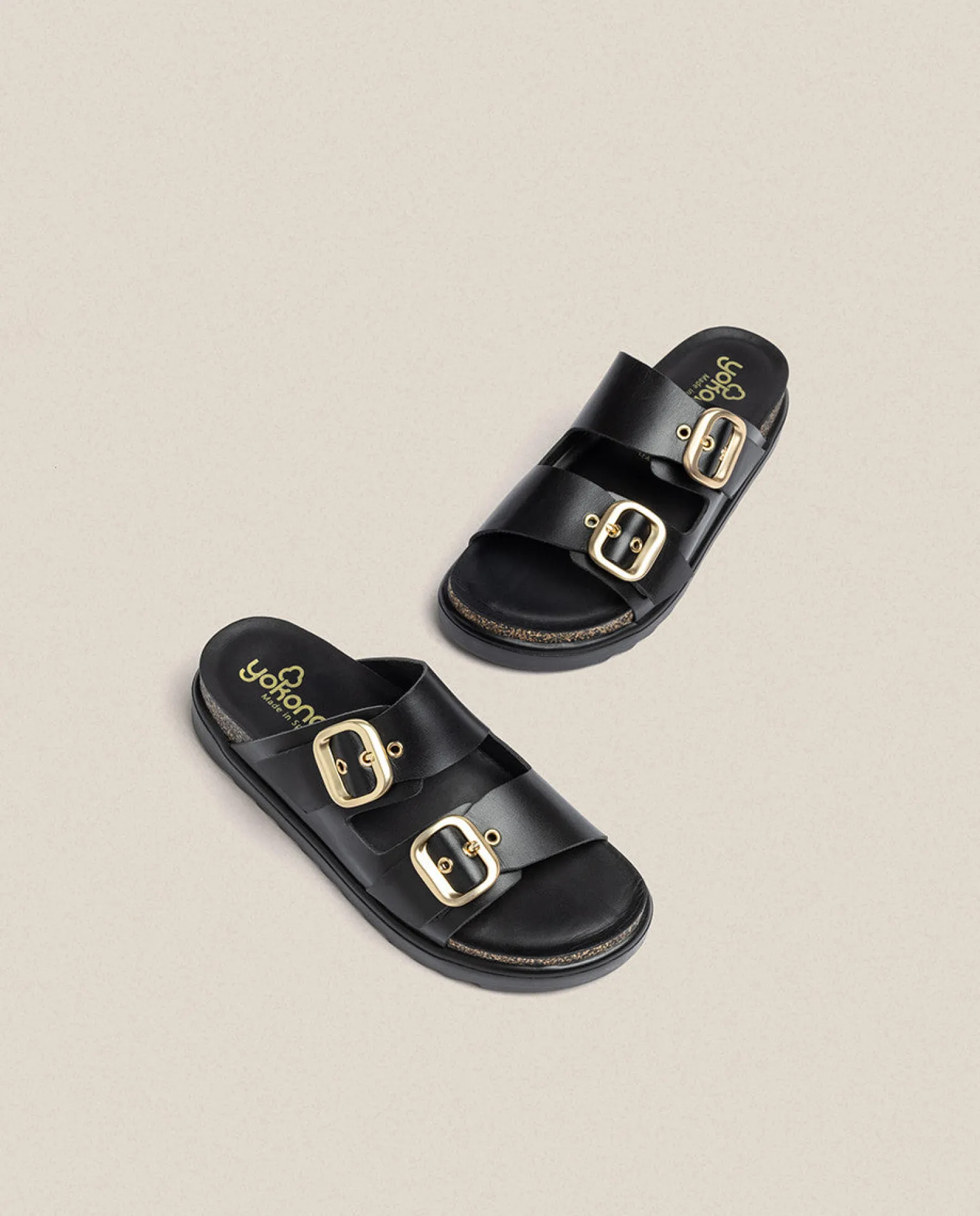 Sandalia De Plataforma Tunez 130 Negro