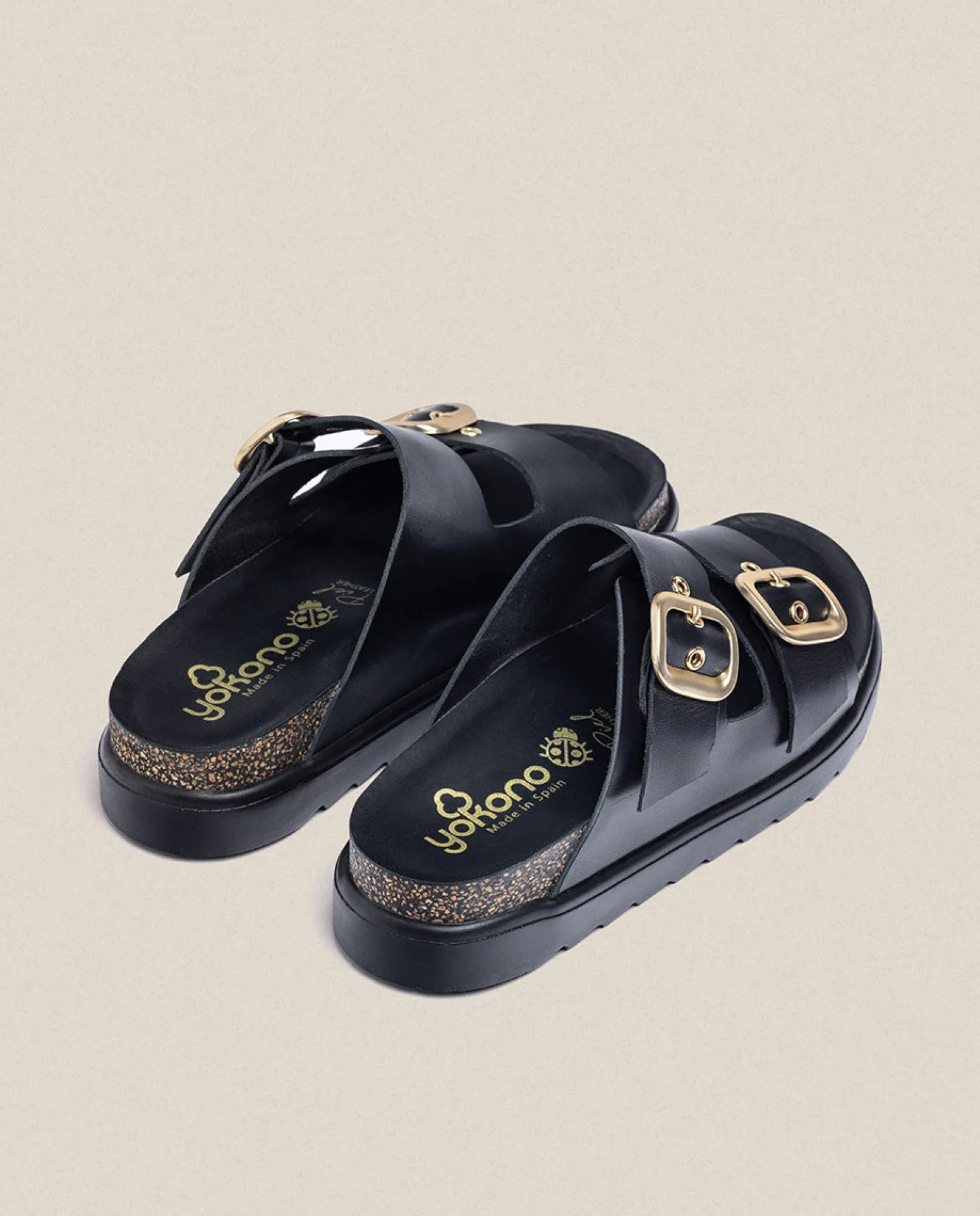 Sandalia De Plataforma Tunez 130 Negro