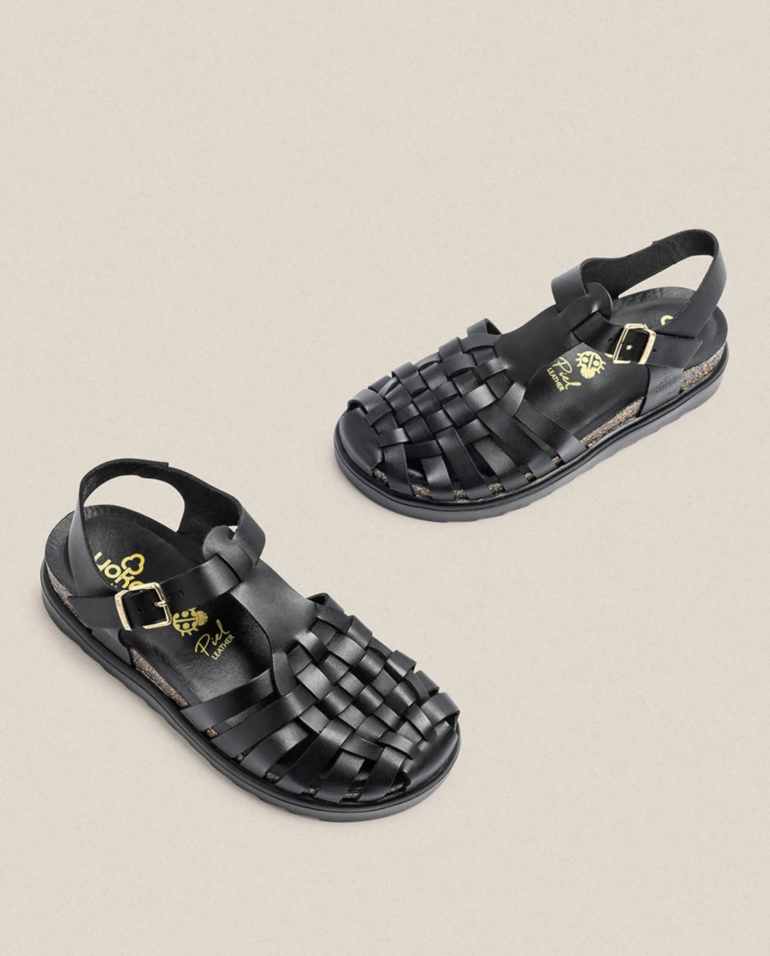 Sandalia De Plataforma Tunez 017 Negro