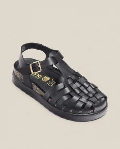 Sandalia De Plataforma Tunez 017 Negro