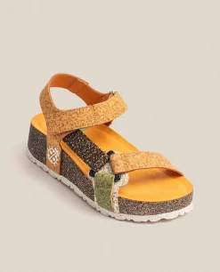 Sandalia De Plataforma West 007 Naranja