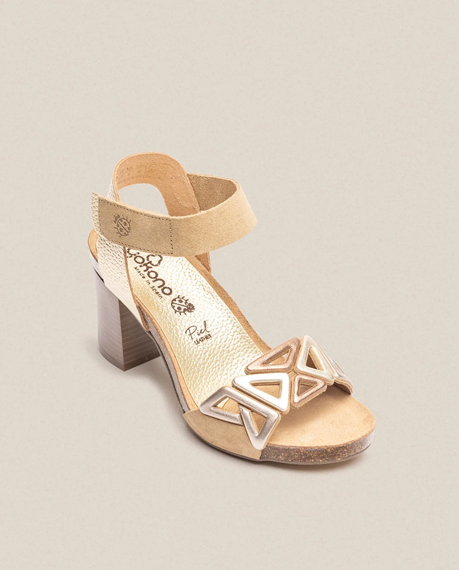 Sandalia De Tacón Ponza 007 Marron