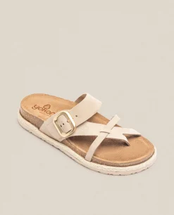 Sandalia Plana Arena 003 Beige