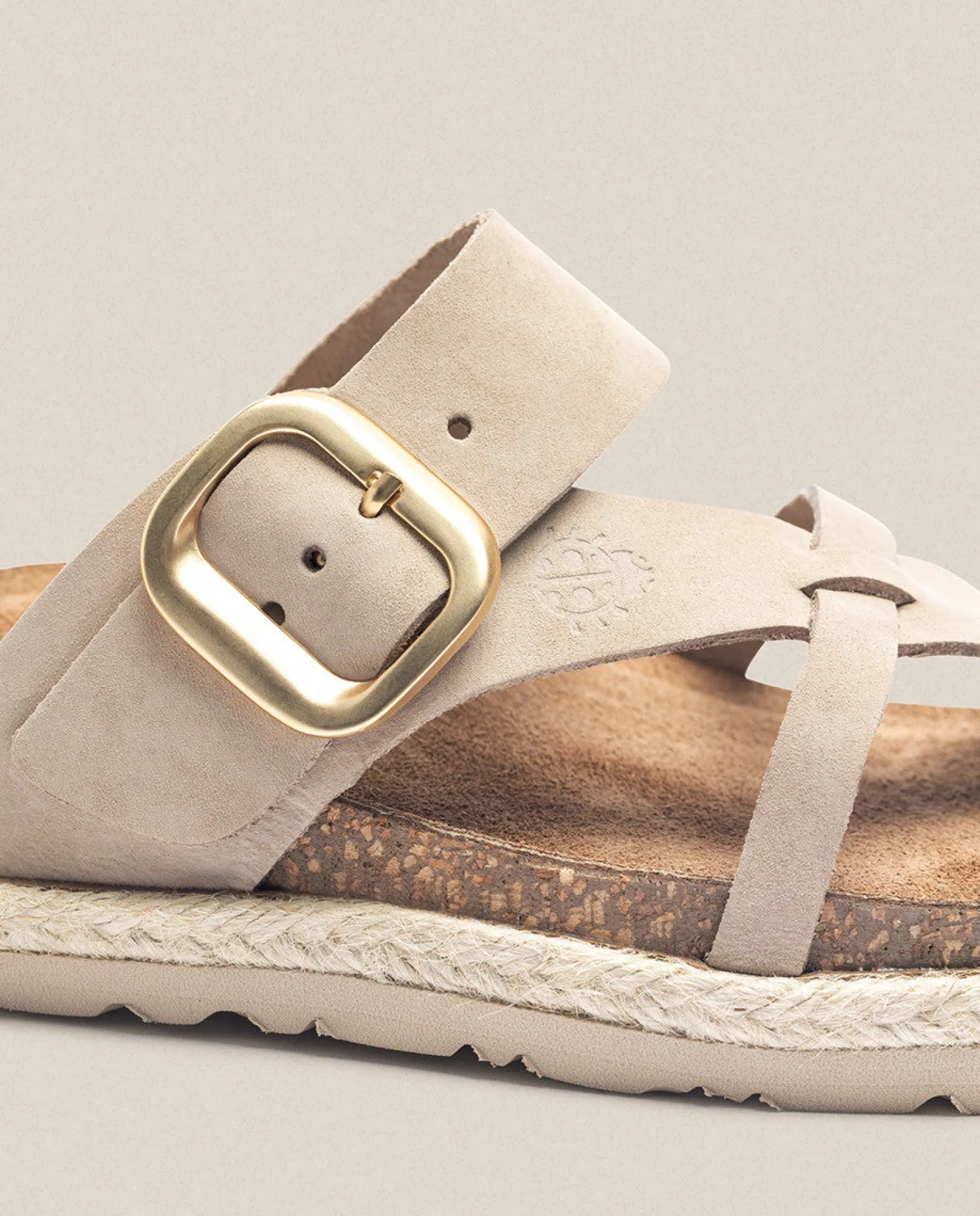 Sandalia Plana Arena 003 Beige