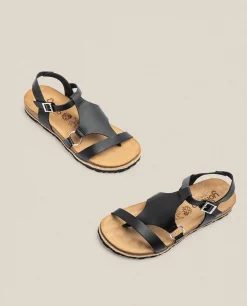 Sandalia Plana Chipre 021 Negro