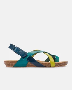 Sandalia Plana Ibiza 718 Azul