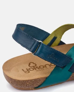 Sandalia Plana Ibiza 718 Azul