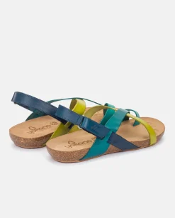 Sandalia Plana Ibiza 718 Azul
