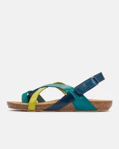 Sandalia Plana Ibiza 718 Azul