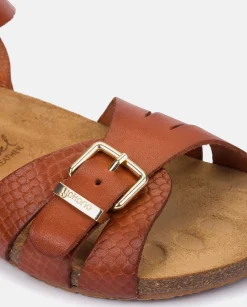 Sandalia Plana Ibiza 185 Marron