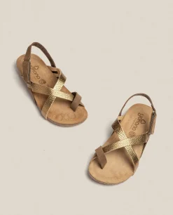 Sandalia Plana Ibiza 718 Marrón