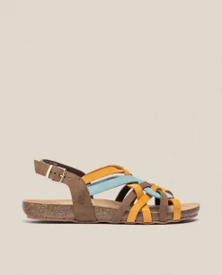 Sandalia Plana Ibiza 175 Naranja