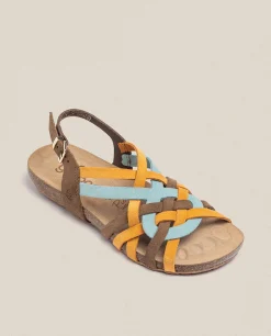 Sandalia Plana Ibiza 175 Naranja