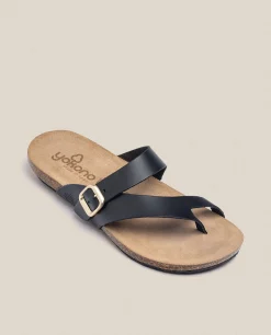 Sandalia Plana Ibiza 013 Negro