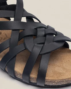 Sandalia Plana Ibiza 175 Negro