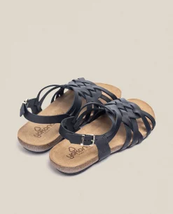 Sandalia Plana Ibiza 175 Negro